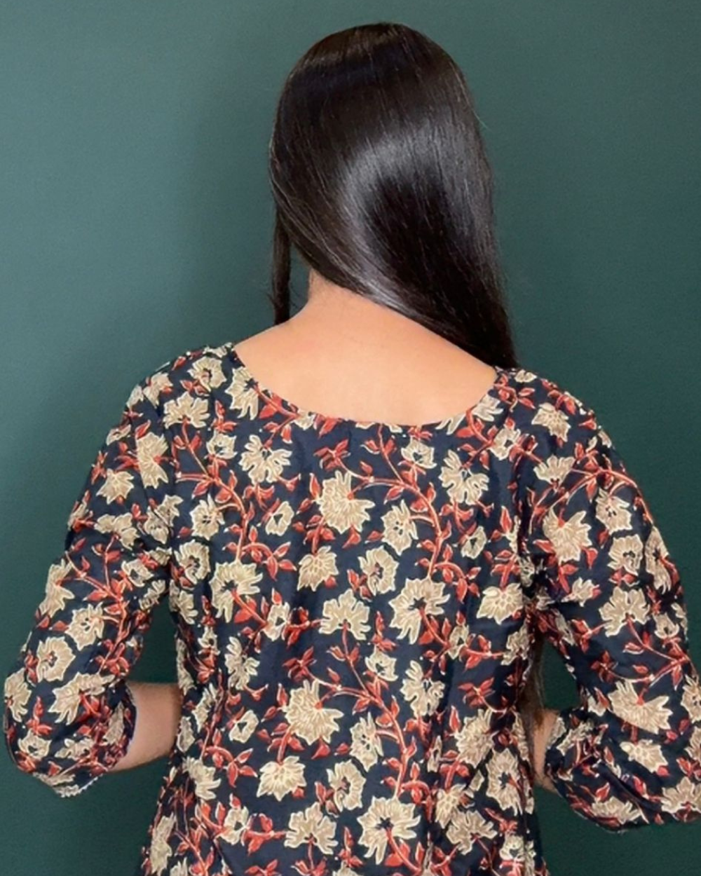 TANRAAYA Cotton Blend Printed kurta set - Image 4