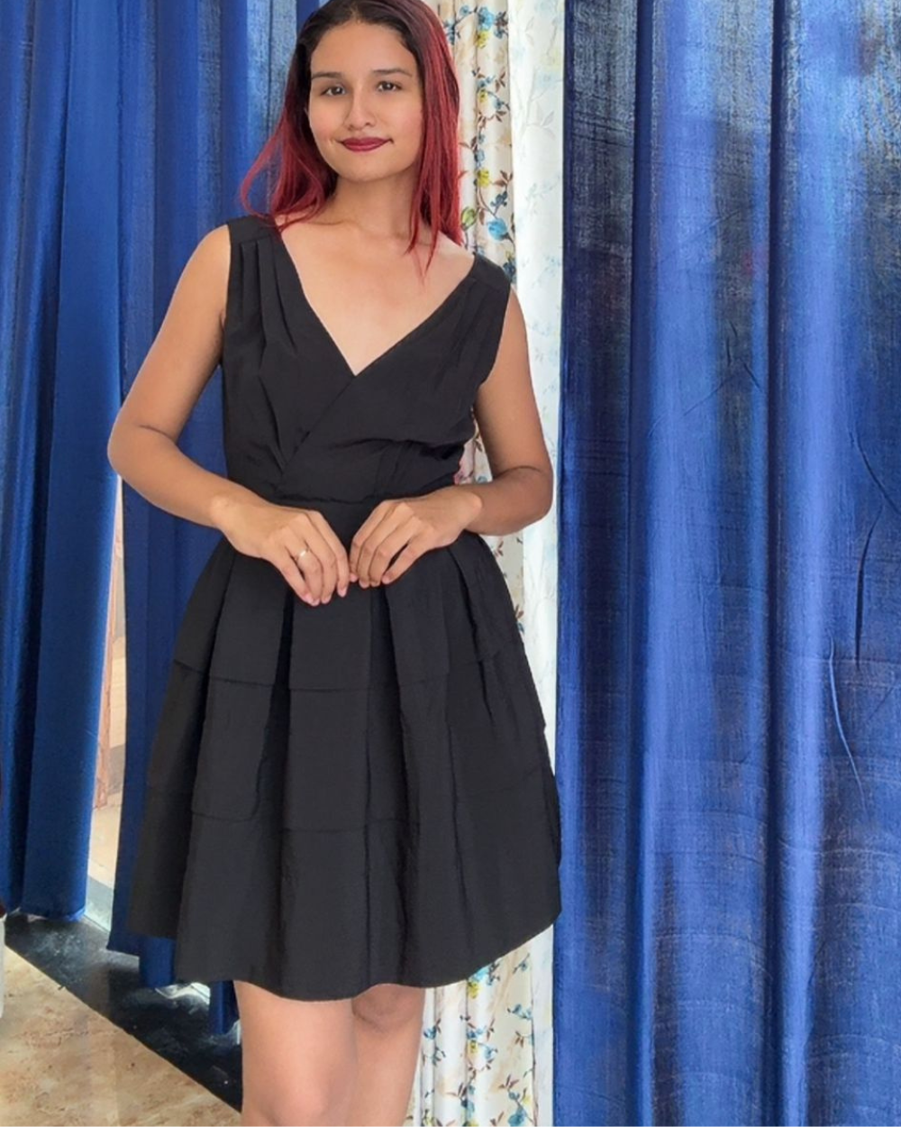 TANRAAYA Black Short Dress - Image 3