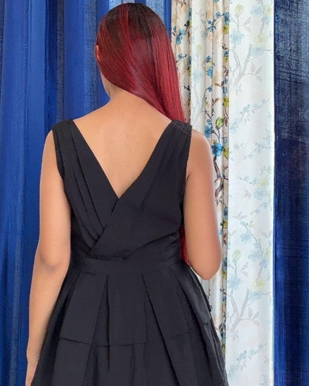 TANRAAYA Black Short Dress - Image 4